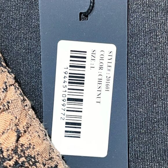 NWT Liv by Habitat Chestnut Button Front Crop Vest Womens Sz L/XL - Picture 7 of 8